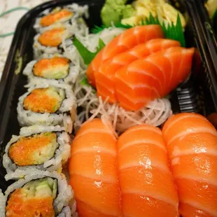 sushi and sashimi, sushi, food, sashimi