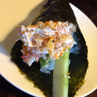 Red Crab Hand Roll