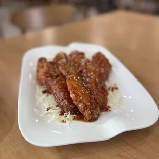 Ireh wings with rice (rice comes with it)