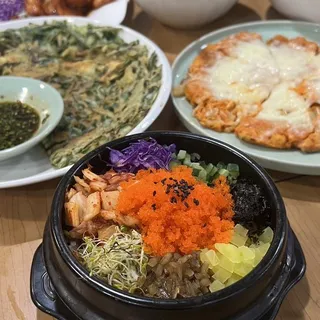 Tobiko, Vegetables with Rice