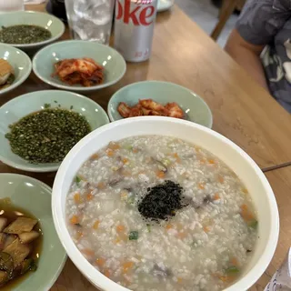 Beef and Vegetable Jook