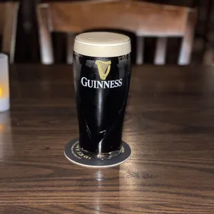 a pint of guinness