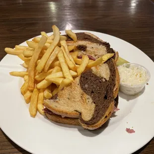 Their Ruben and fries. It was really tasty!