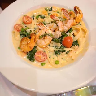 Shrimp and Crawfish Fettuccine