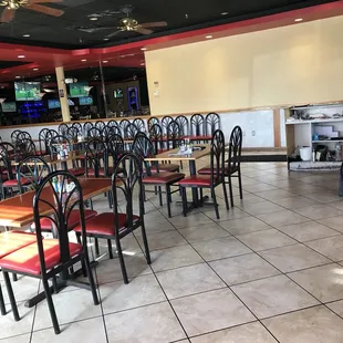 To be greeted nicely, sit on the bar area, if you R Male they'll treat you better. I'm a big tipper, however, the girls think only guys R.