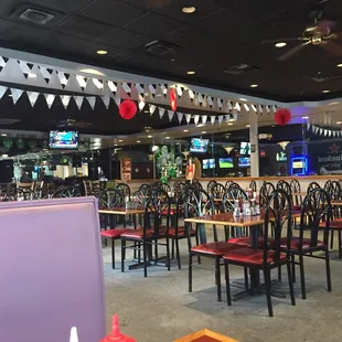 Big wide open space... Maybe they turn it into a dancefloor at nighttime.