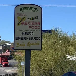 The sign! Been around a long time.