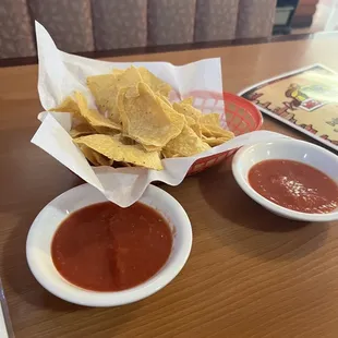 Salsa taste like enchilada sauce out of a can.