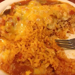Chicken Burrito Enchilada