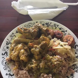 Curry chicken lunch special