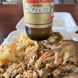 Jerk chicken lunch special