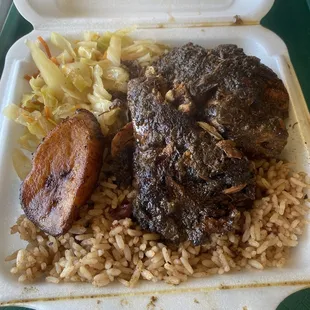 Jerk chicken lunch special