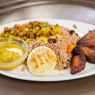 a plate of food