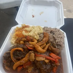 Oxtail plate