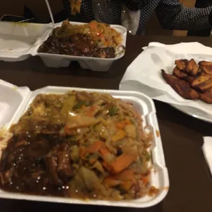 Curry/brown chick &amp; curry chicken/ox tail