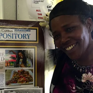 Miss Melissa is the heart of Irie Island Restaurant.