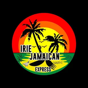 the logo of irie jamaica express
