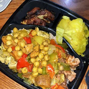 Jerk Chicken Box with Buddha vegetables