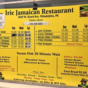 the price of the restaurant