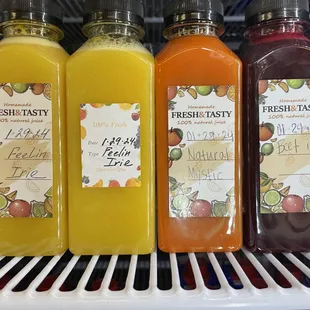 Cold pressed juices