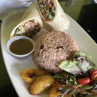 Caribbean Jerk Chicken Wrap