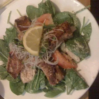 Garlic Ahi Spinach Salad