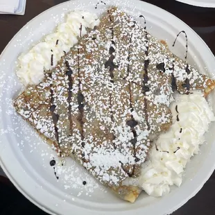 Strawberry banana Nutella crepe