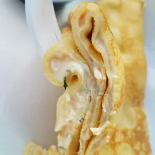 Smoked Salmon Crepe