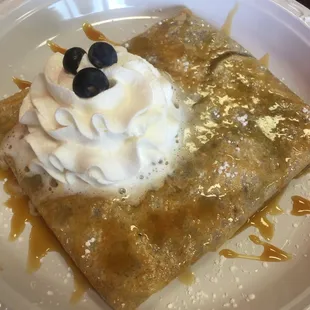 Buttery Apple Crepe