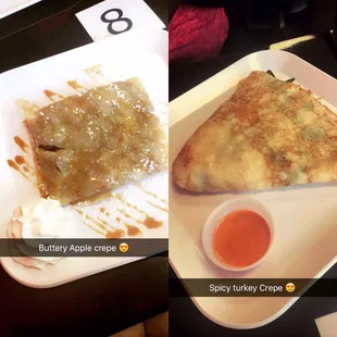 Spicy Turkey Crepe