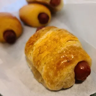 hotdogs wrapped in pastry