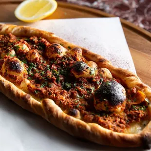 Lamb Turkish Flatbread