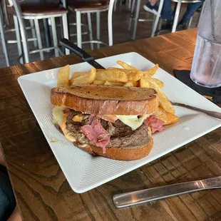 St. Patty melt above.