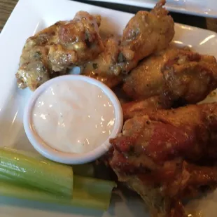 Roasted Garlic Chicken Wings