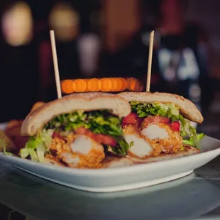 Shrimp Po Boy Sandwich