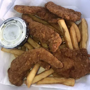 Chicken Tenders with French Fries