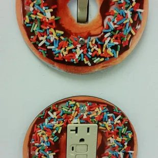 a donut with sprinkles