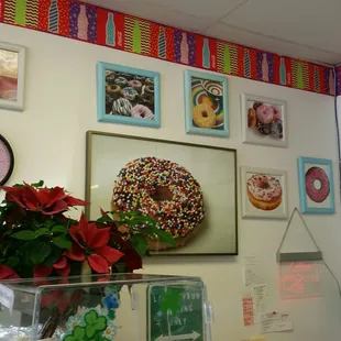 a donut with sprinkles