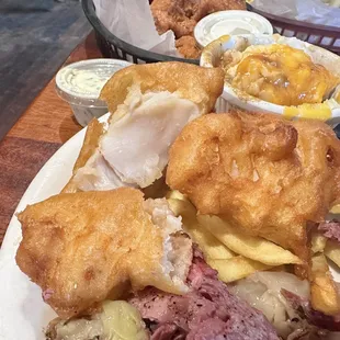 fish, seafood, fish and chips, food