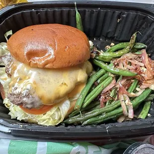 1/4lb Triple Cheese Burger