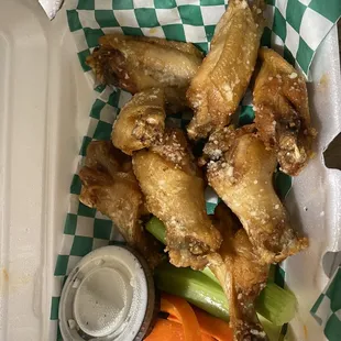 Butter Parmesan Wings &amp; Ranch