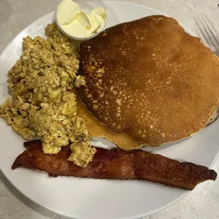 Irma's cafe basic breakfast plate.