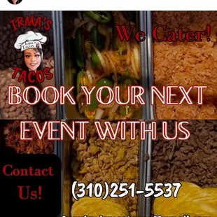 Book your event