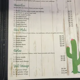 Menu 5/22