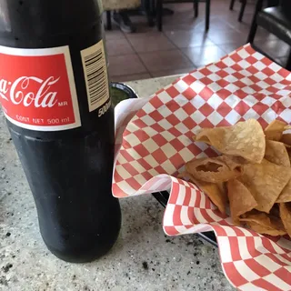Red and green Chile plate
