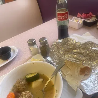 Ground beef albondigas