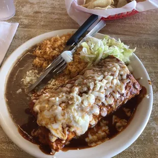 Red Chile burrito