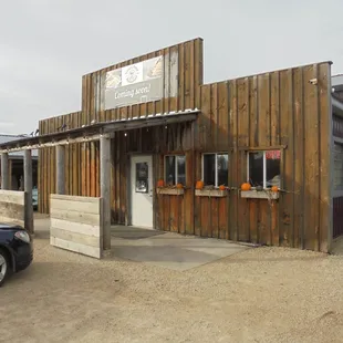 Another view of the front of the building.
