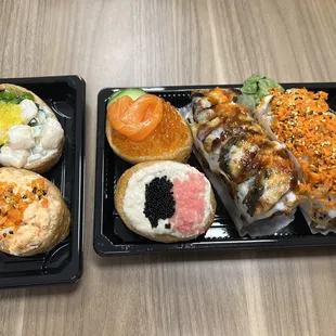 sushi and sashimi, food, sashimi, sushi