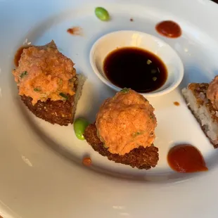 Spicy tuna Crispy Sushi Rice Cake